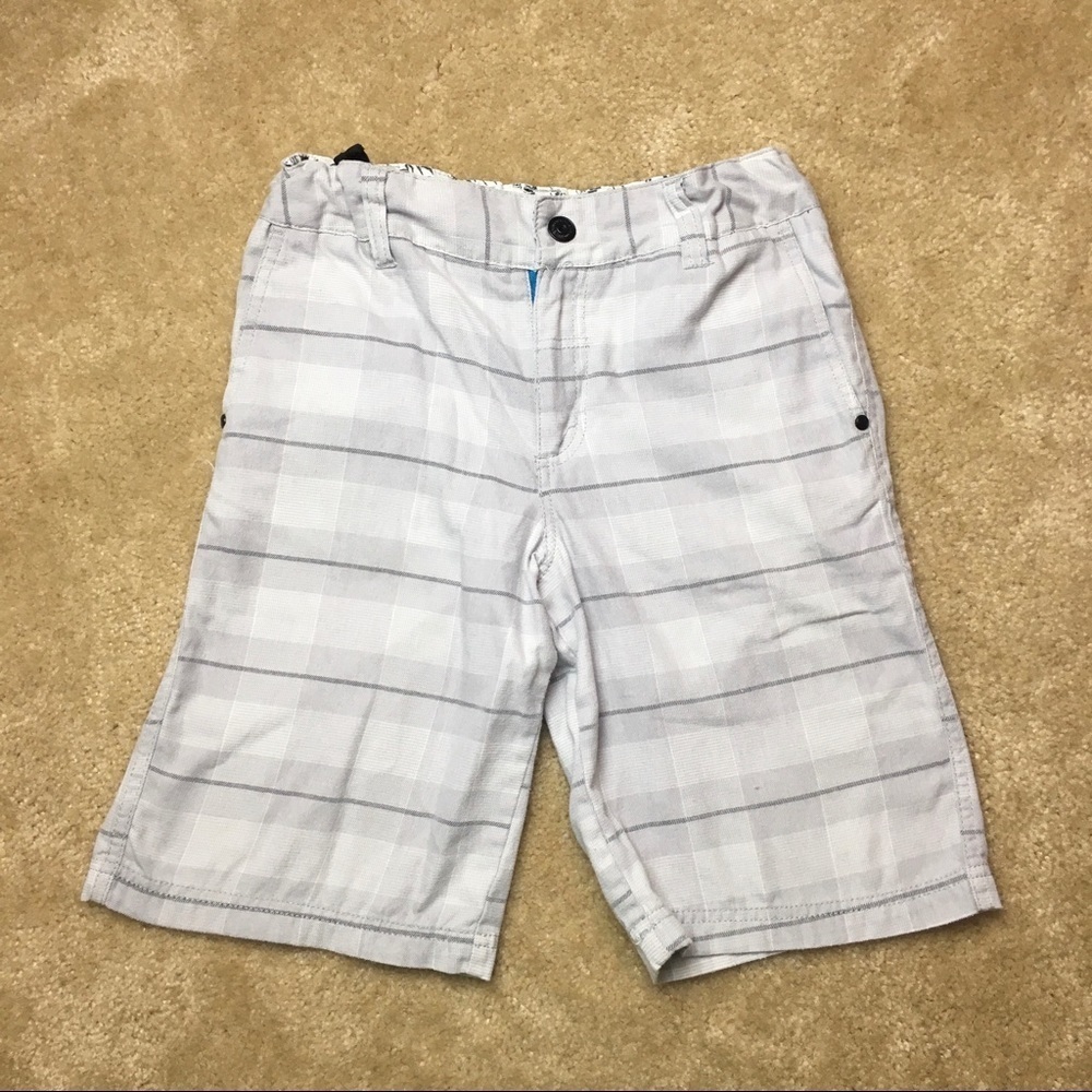 SHAUN WHITE Boys Size 12 Checkered Shorts